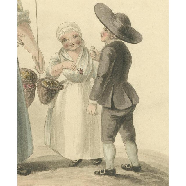 19th Century After Miss Semple, Woman and Children of Amsterdam, 1817, Engraving For Sale - Image 5 of 9