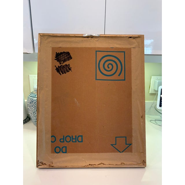 Vintage Framed Anvil Reproduction Print Blacksmith Tool Illustration in Wood Frame For Sale - Image 12 of 12