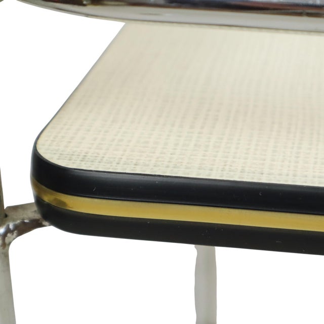 Silver Vintage Serving Cart in Chrome, 1960s For Sale - Image 8 of 16