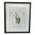 Original Botanical Custom Framed with Hand-painted Matte ft. Calla Lily For Sale