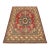 Kazak Rug 6’2” X 8’3” Red Wool Tribal Hand-Knotted Carpet For Sale