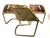 Brass Leather Strip Chair by Massimo Castagna for Henge, 1990s, Set of 3 For Sale - Image 4 of 18