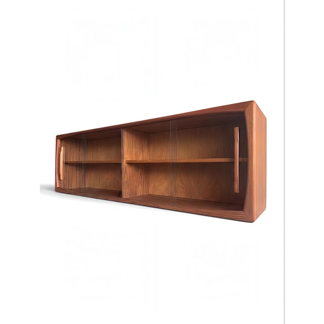 Vintage Danish Teak Hanging Display Cabinet by H. P. Hansen, 1960s For Sale - Image 14 of 14