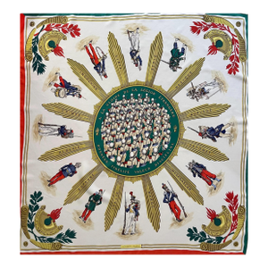 Hermès Silk Scarf « À La Gloire De La Légion Étrangère » 1951