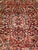 Vintage Heriz Rug, Hand-Knotted Wool, Geometric Medallion Pattern, Red & Ivory, 10x13 For Sale - Image 11 of 16