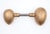 Pair of Vintage Bronze Egg Shaped Entry Door Knobs For Sale - Image 4 of 8