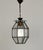 Beautiful old lantern or pendant lamp made of shiny crystal cut glass and full brass lamp frame. Hand-Crafted in the...