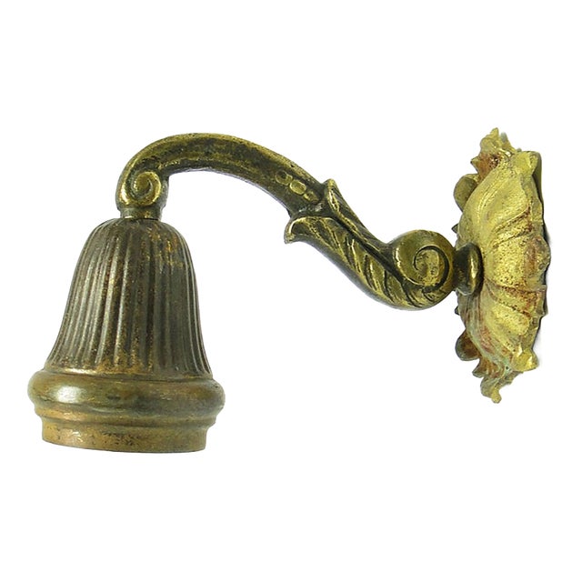 Antique Wall Lamp in Metal, 1890s For Sale
