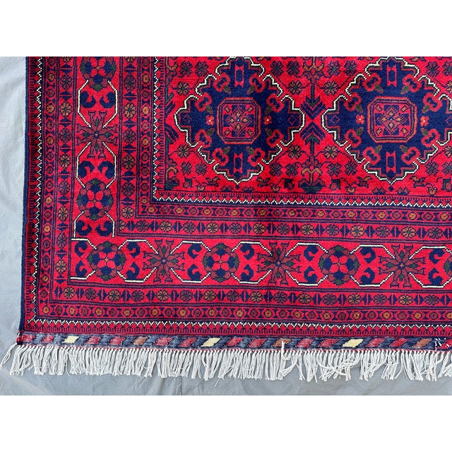 Fine Khamyab Hand-Knotted Wool Rug - 6'6" X 10' For Sale - Image 4 of 12