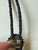 1980s Vintage Navajo Sterling Silver and Turquoise Bolo Tie Signed Ap For Sale - Image 5 of 7