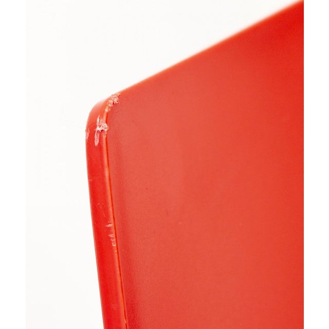 1980s Set of Model Maui Red Chairs by Vico Magistretti for Kartell, 1980s For Sale - Image 5 of 11