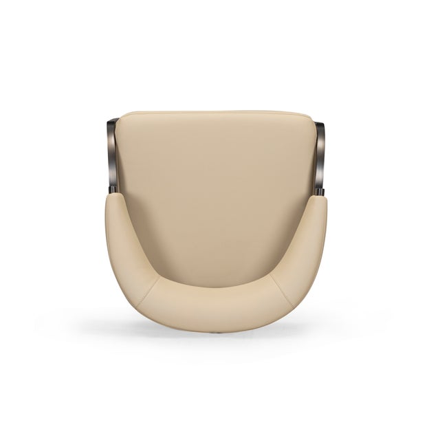 Wood Tatum Taupe Performance Vegan Leather Counter Stool For Sale - Image 7 of 8