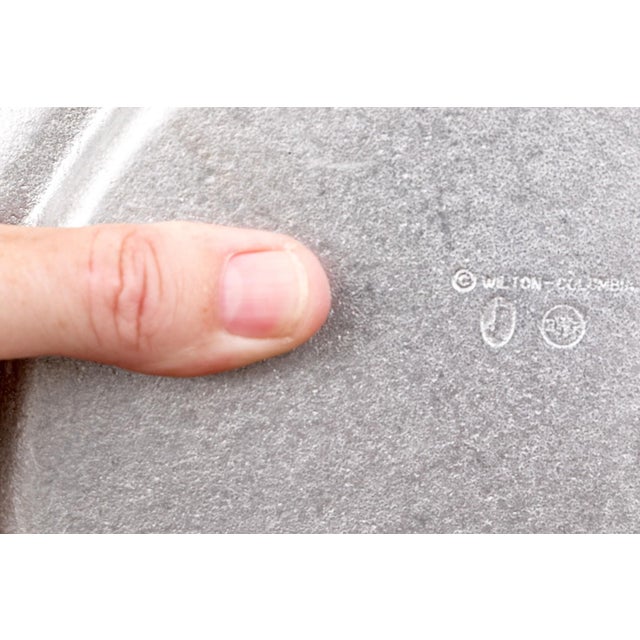 Vintage Wilton Ware Pewter Chargers- Set of 10 For Sale - Image 10 of 11