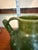 French Antique Pottery Green Glaze Ceramic Jug Earthenware Confit Vessel Cruche For Sale - Image 4 of 6