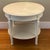 Drexel Heritage Drexel Heritage Round White Side Table With Lower Shelf For Sale - Image 4 of 12