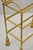 Gold Italian Hollywood Regency Gold Gilt Iron 3 Tier Shelf Small Display Stand (A) For Sale - Image 8 of 12