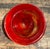Red Vintage Kosta Boda Glass “Atoll” Bowl For Sale - Image 8 of 12
