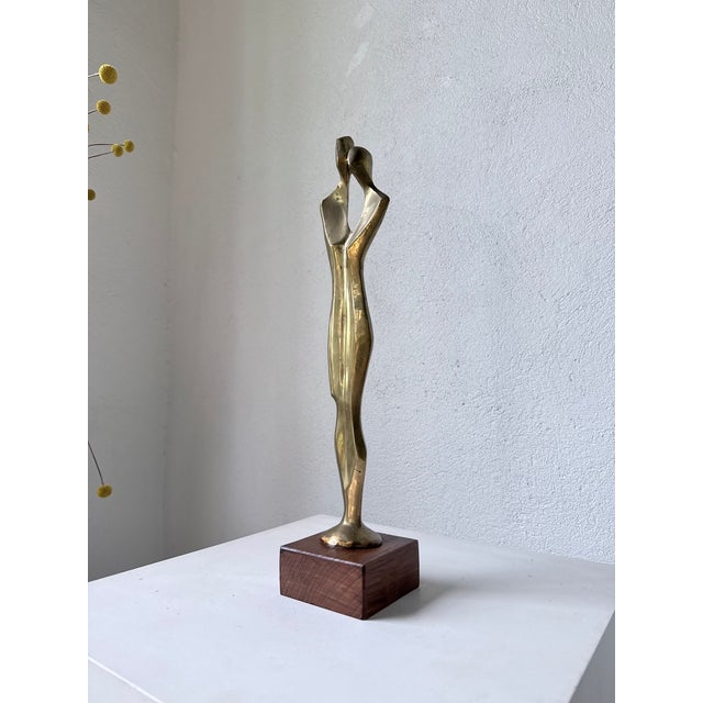 Abstract Bronze Statue of an Odalisque Couple, 1970s For Sale - Image 13 of 18