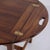 Large Butler Coffee Table in Polished Mahogany with Brass Fittings, 1940 For Sale - Image 4 of 12