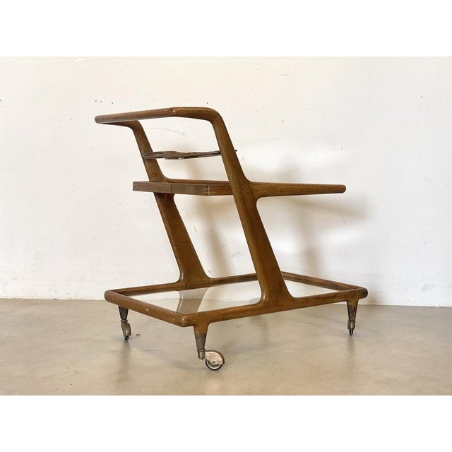 Wooden Bar Trolley, 1960s For Sale - Image 4 of 17