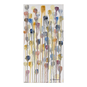 "Jellies" Abstract Expressionist Composition in Acrylic on Canvas by Annamarina Norman