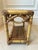 French Vintage French Rattan and Cane Small Table or Stool For Sale - Image 3 of 15