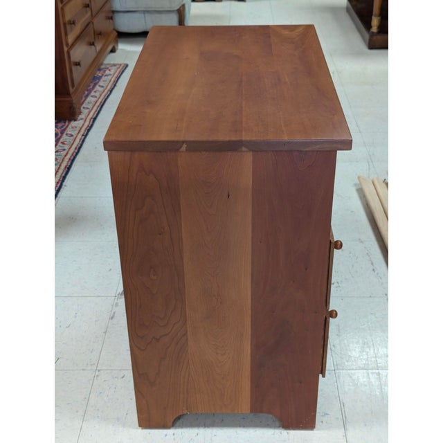 Stickley Stickley Mission Cherry Two-Drawer Media/Console Table For Sale - Image 4 of 10