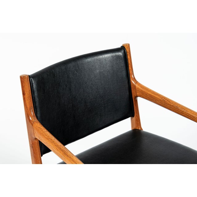 Hans J. Wegner Jh507 Oak Dining Armchairs for Johannes Hansen (Attr.), Set of 6, Denmark, Circa 1965 For Sale - Image 12 of 18