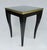 Wood Donghia C.1980's "Essence," Square Occasional, Side, Satin Brass Gallery Satin Ebony Finish With Brushed Satin Brass Details For Sale - Image 7 of 18