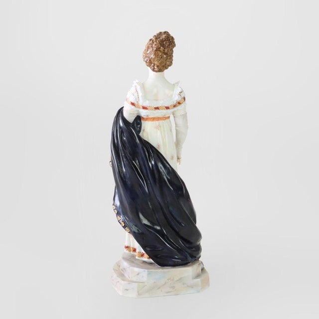 Ceramic Late 19th Century Volkstedt Figure of Mary Anderson as Pauline Deschapelles in "The Lady of Lyons" For Sale - Image 7 of 9