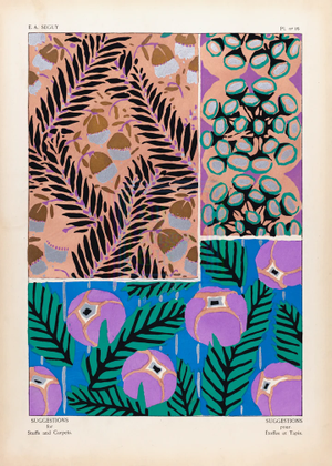 Ea Seguy Suggestions Pour Étoffes Et Tapis, Plate 16