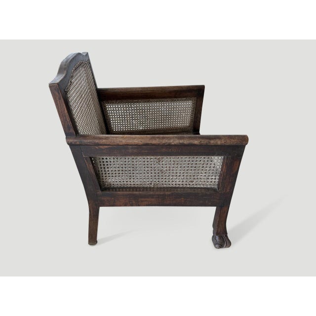 Antique Colonial Low Chair For Sale - Image 16 of 18
