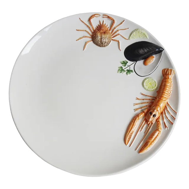 Large Fish Plate, Italy, 1970s For Sale
