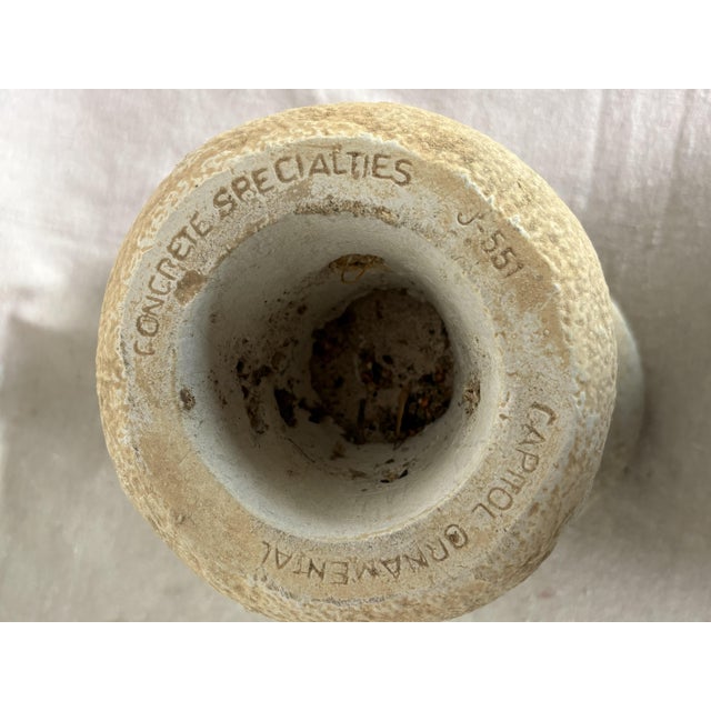 Weathered Cast Concrete Yukimi-Gata Lanterns, 1950s–60s, Pair For Sale - Image 10 of 10