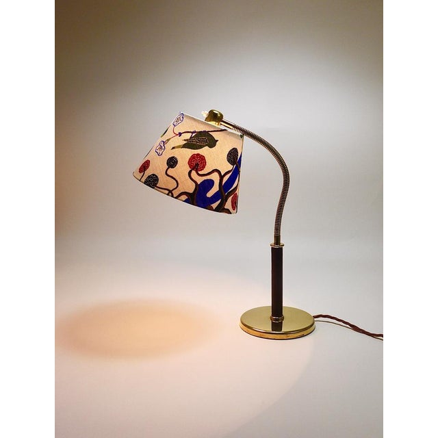 Table Lamp in Brass and Leather by Josef Frank for J.T. Kalmar, Austria, 1930s For Sale - Image 10 of 18
