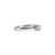 Ladies 10k White Gold Lab Grown Diamond Cathedral Engagement Ring, Size 7 For Sale - Image 4 of 7