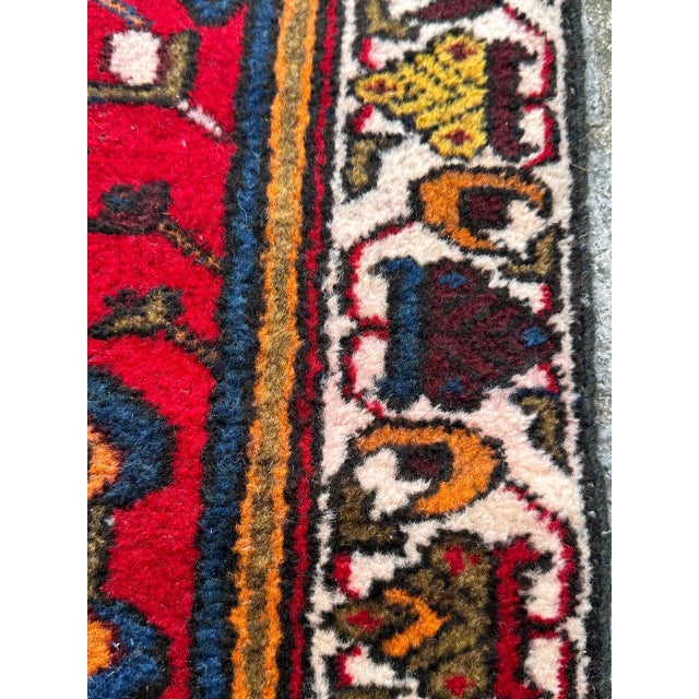 Vintage Mazlaghan Rug, 1950s For Sale - Image 16 of 18