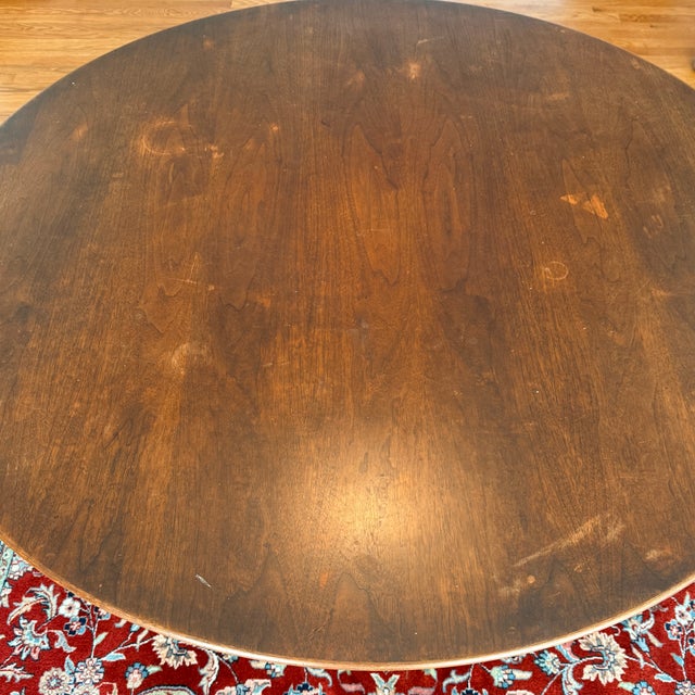 Brown Early Lewis Butler for Knoll Walnut Table, Circa 1950s For Sale - Image 8 of 10
