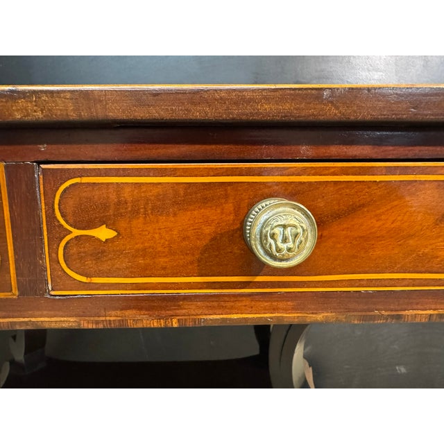 Georgian Inlaid Mahogany Sofa Table, 1820 For Sale - Image 17 of 18