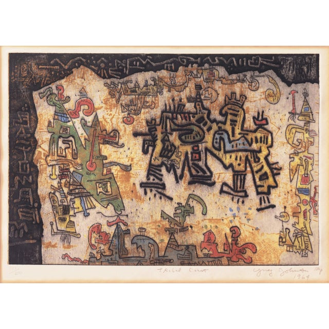 Signed lower right, 'Ynez Johnston' (American, b. 1920) and dated 1964; additionally inscribed lower right, titled lower...