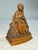 1950s Vintage Hand Carved Wood Religious Virgin Mary Baby Jesus Statue Sculpture Art For Sale - Image 5 of 11
