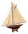 Vintage English Carved Hull Pond Yacht, 1930 For Sale