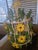 Shabby Chic Mid 20th Century Floral Chandelier (No Light) For Sale - Image 3 of 4