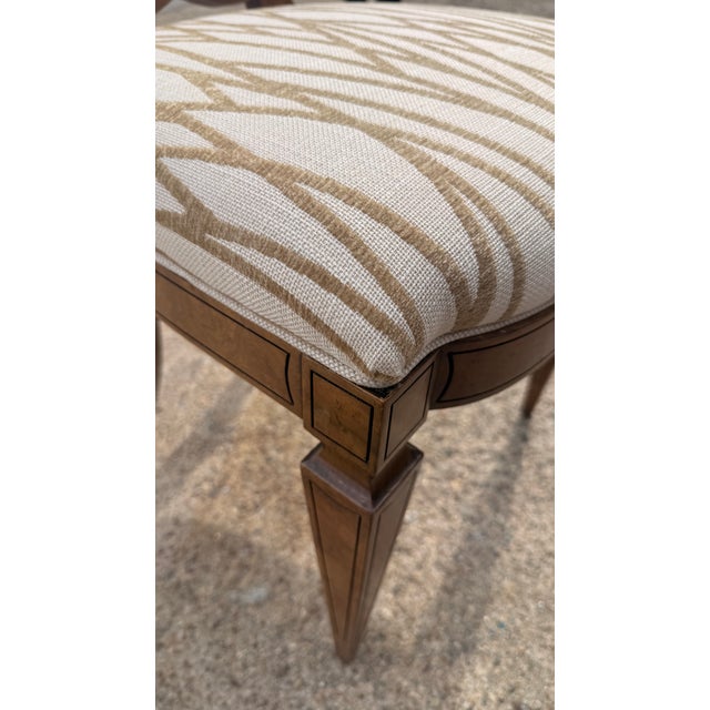 1960s Reupholstered William Doezema for Mastercraft Biedemeier Dining Chairs - Set of 8 For Sale - Image 15 of 15