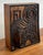 Rustic wood carving created by an artisan for the making of abstract wood block prints. The carving utilizes the woods'...