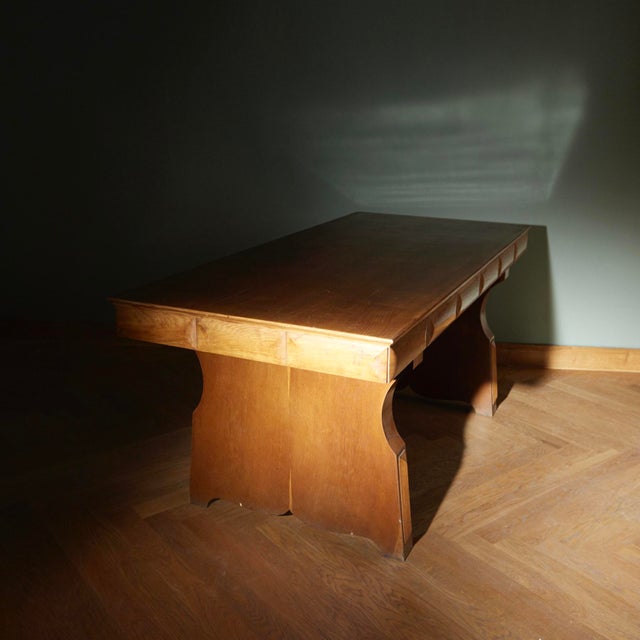 Vintage Italian Walnut Desk by Paolo Buffa, 1950s For Sale - Image 6 of 6