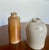 1900 - 1909 Pair of Victorian Cream-Glazed Stoneware Jars With Capacity Marks For Sale - Image 5 of 12