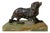 Cavalier King Charles Spaniel in Bronze and Green Onyx by Pierre-Jules Méne For Sale
