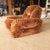 Vintage Brown Lounge Chair For Sale - Image 9 of 14