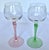 1960s Mid-Century Modern Etched Grapevine Rhine Wine Glasses - Set of 8 Harlequin For Sale - Image 15 of 17